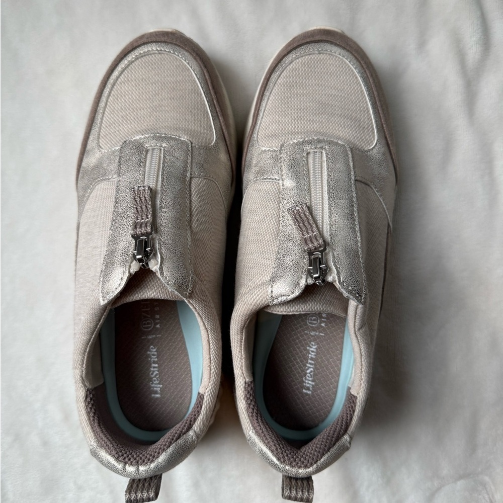 Life Stride Beige Slip-On Shoes